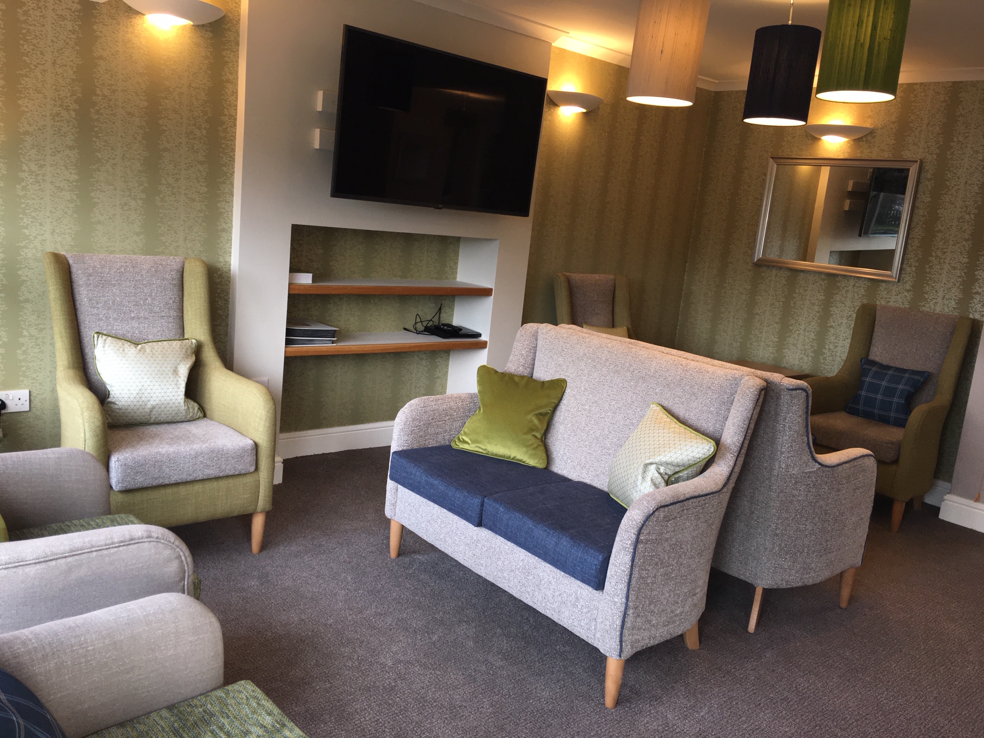 The lounge of Abbeyfield House, Garstang PR3 1PA (1)