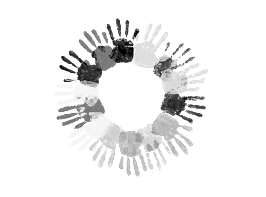 Wreath Made Out Of Handprints