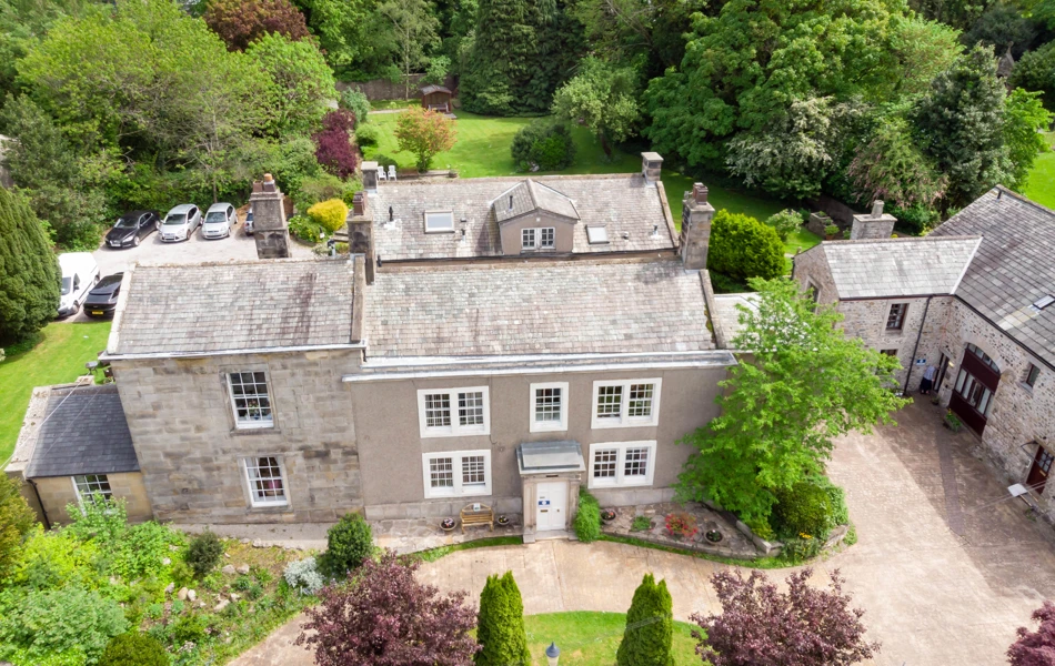 Aerial View Of Bolton Lodge And Proctor House