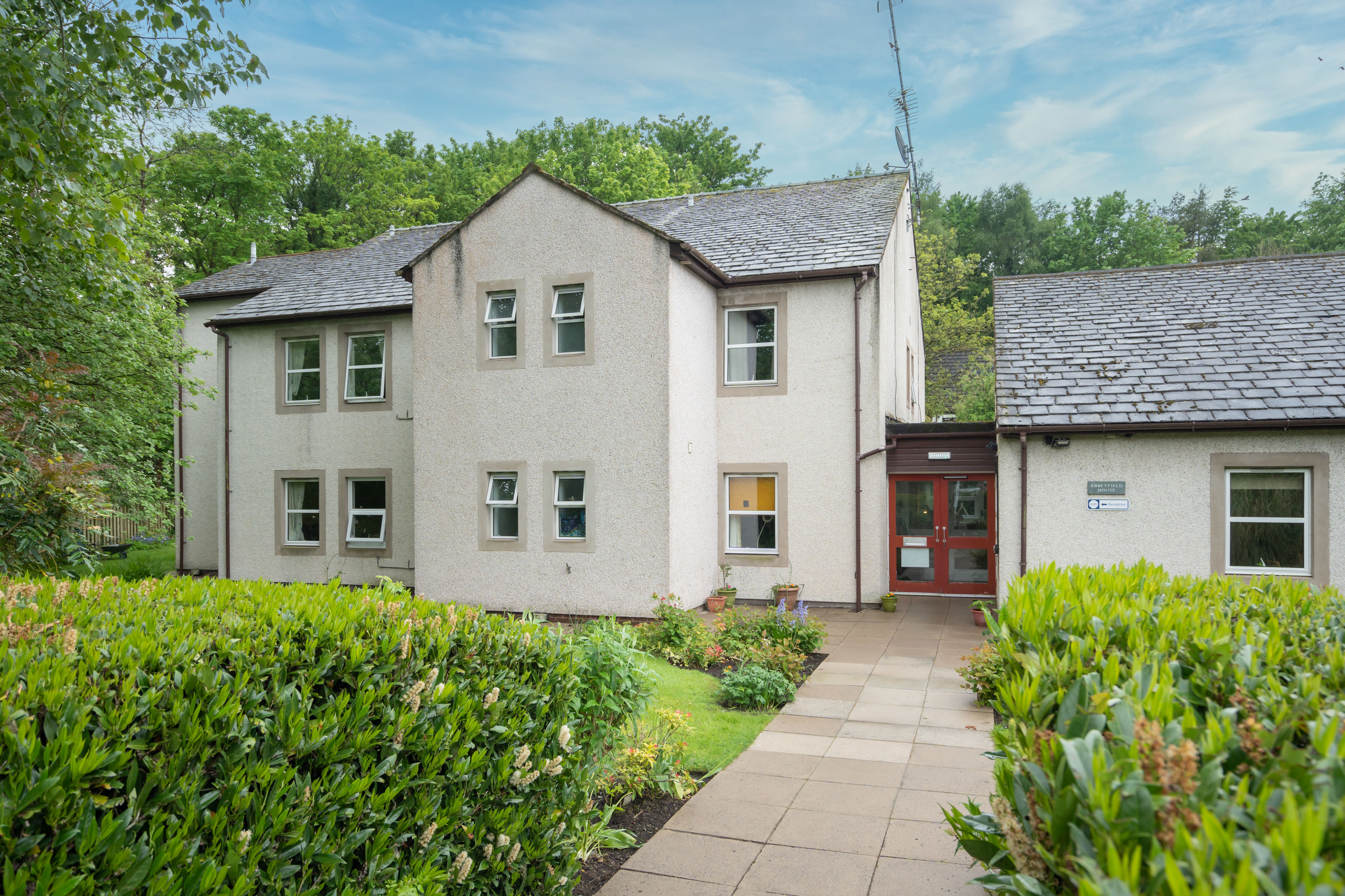 Entrance And Front Lawn At Abbeyfield House