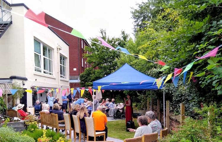 Garden fete at Lear House, West Kirby CH48 5DT