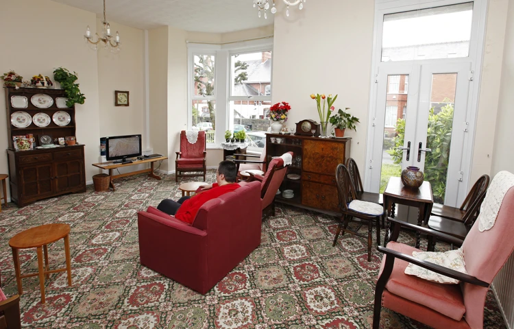 Residents' lounge Abbeyfield Swansea, SA1 4QP