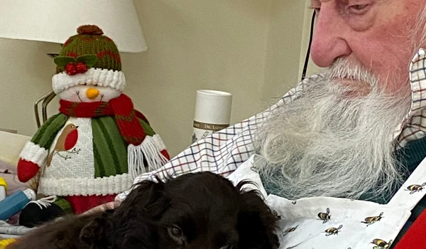 Twiglet Enjoying Snuggling Up A Resident