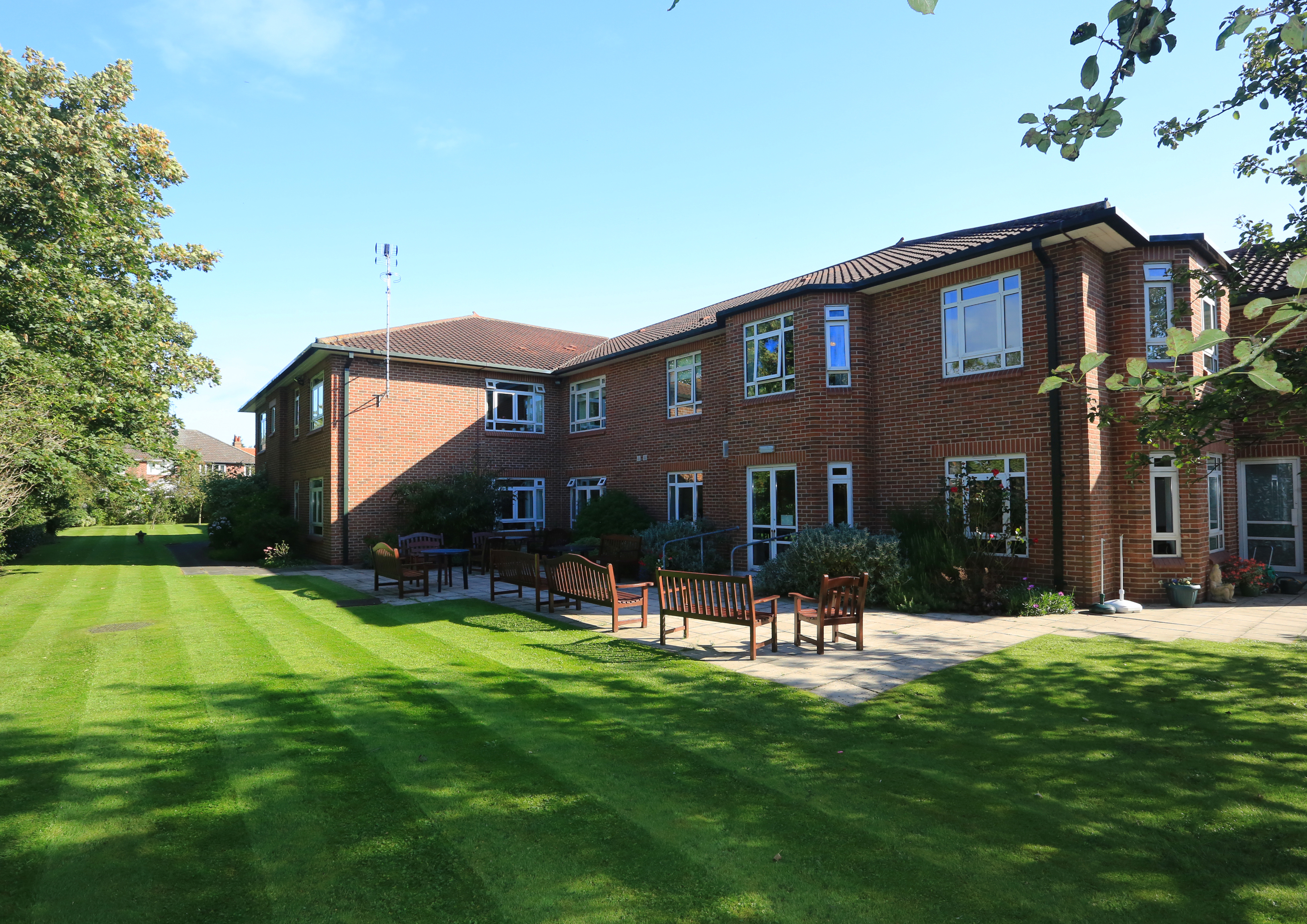 Gardens at the rear of Abbeyfield House (SH), York YO24 1LL