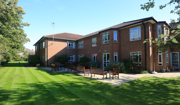 Gardens at the rear of Abbeyfield House (SH), York YO24 1LL