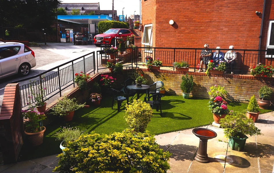 Our large, mature gardens are much loved by our residents
