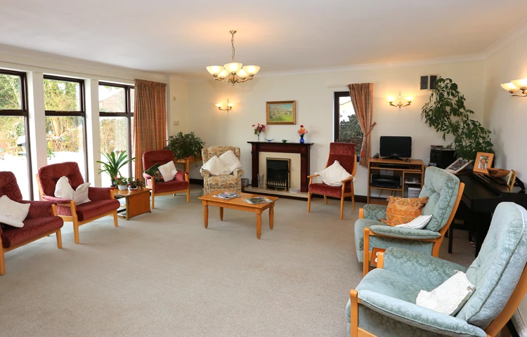 The lounge of Abbeyfield House, Bishops Castle SY9 5PA