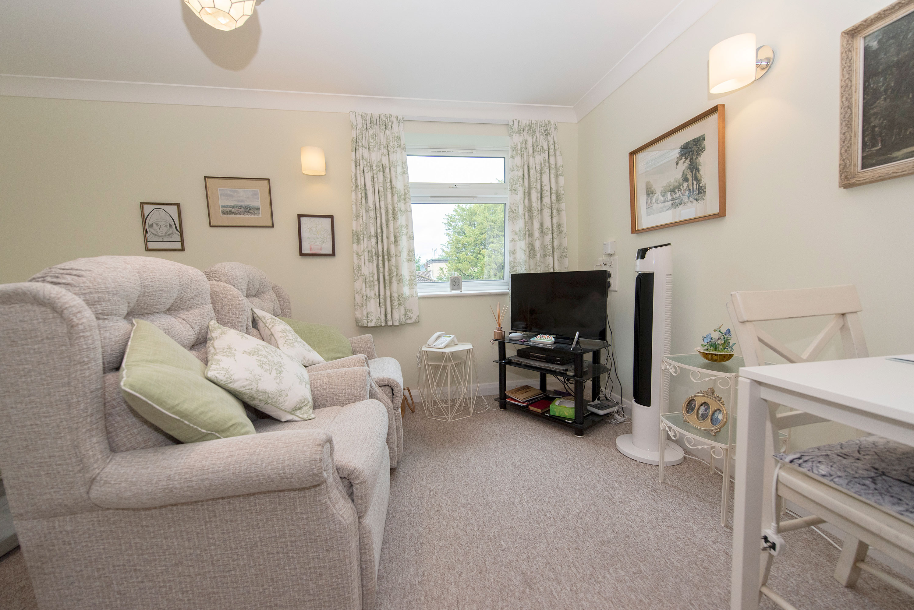 A sitting room at Westbourne House, Bournemouth BH4 9DS
