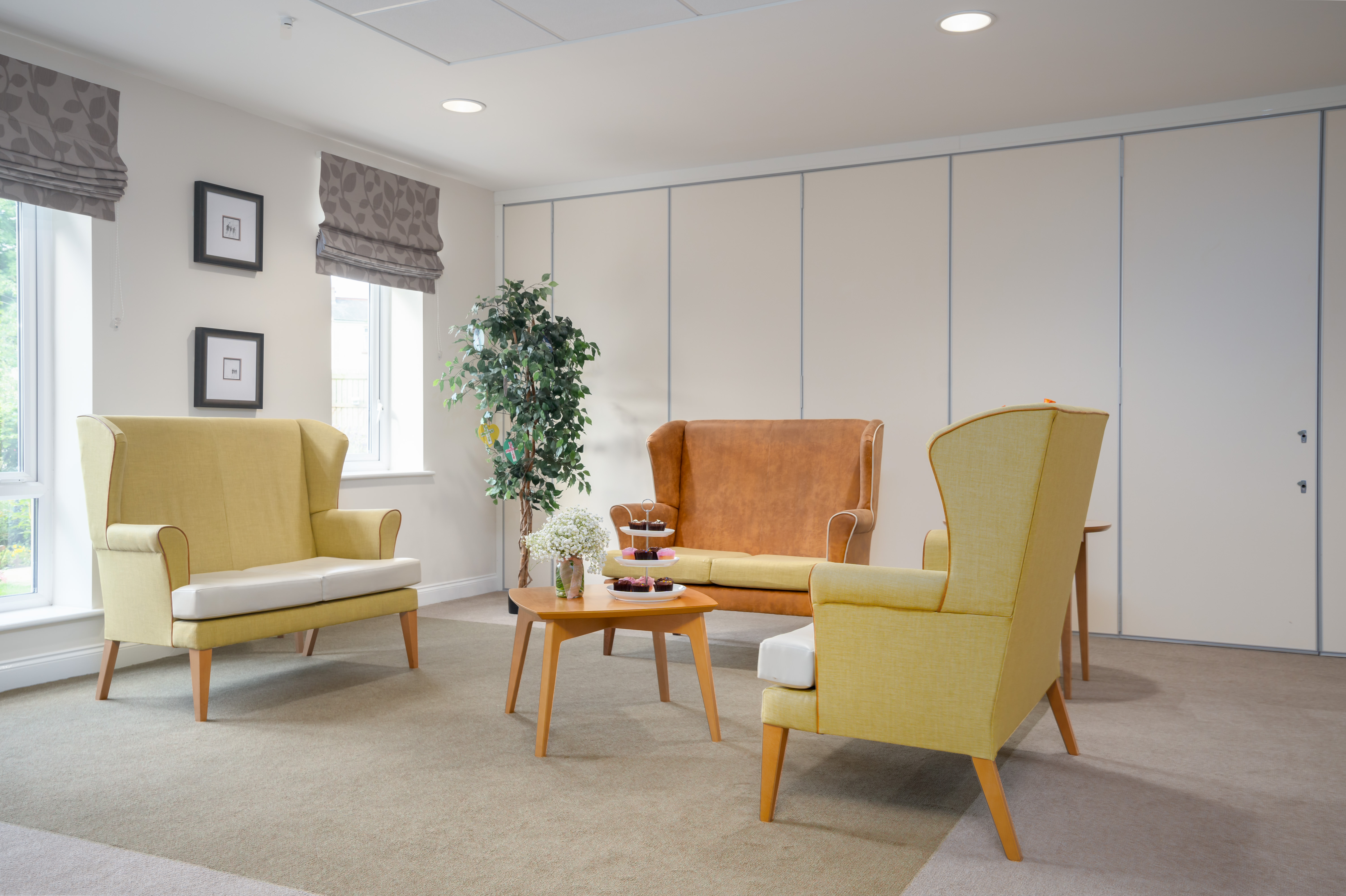 Quiet space for residents to relax at Hope Bank View