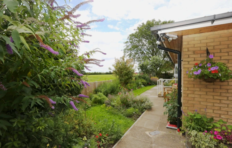 Garden at Abbeyfield House, Felsted CM6 3DU
