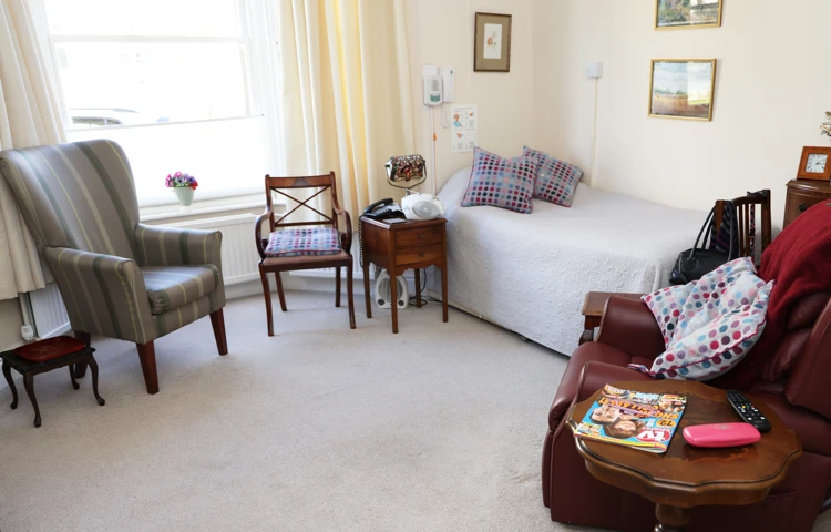 Bedroom at Abbeyfield House, Bradford on Avon BA15 1EP