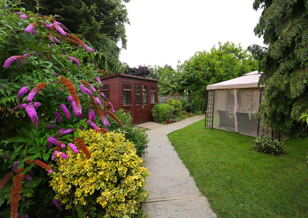 Rear garden at Wickham House, Braintree CM7 9EH