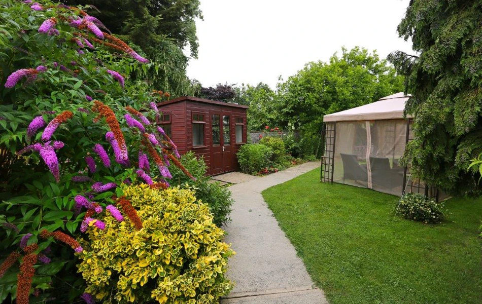 Rear garden at Wickham House, Braintree CM7 9EH