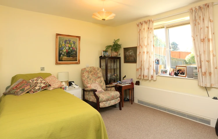 Bedroom at Abbeyfield House, Sanderstead CR2 0AA