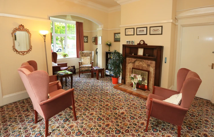 Lounge at Abbeyfield House, Lytham St Annes FY8 5QU