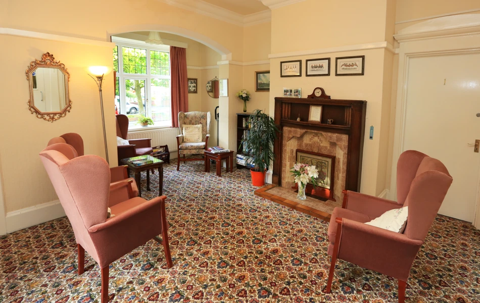 Lounge at Abbeyfield House, Lytham St Annes FY8 5QU