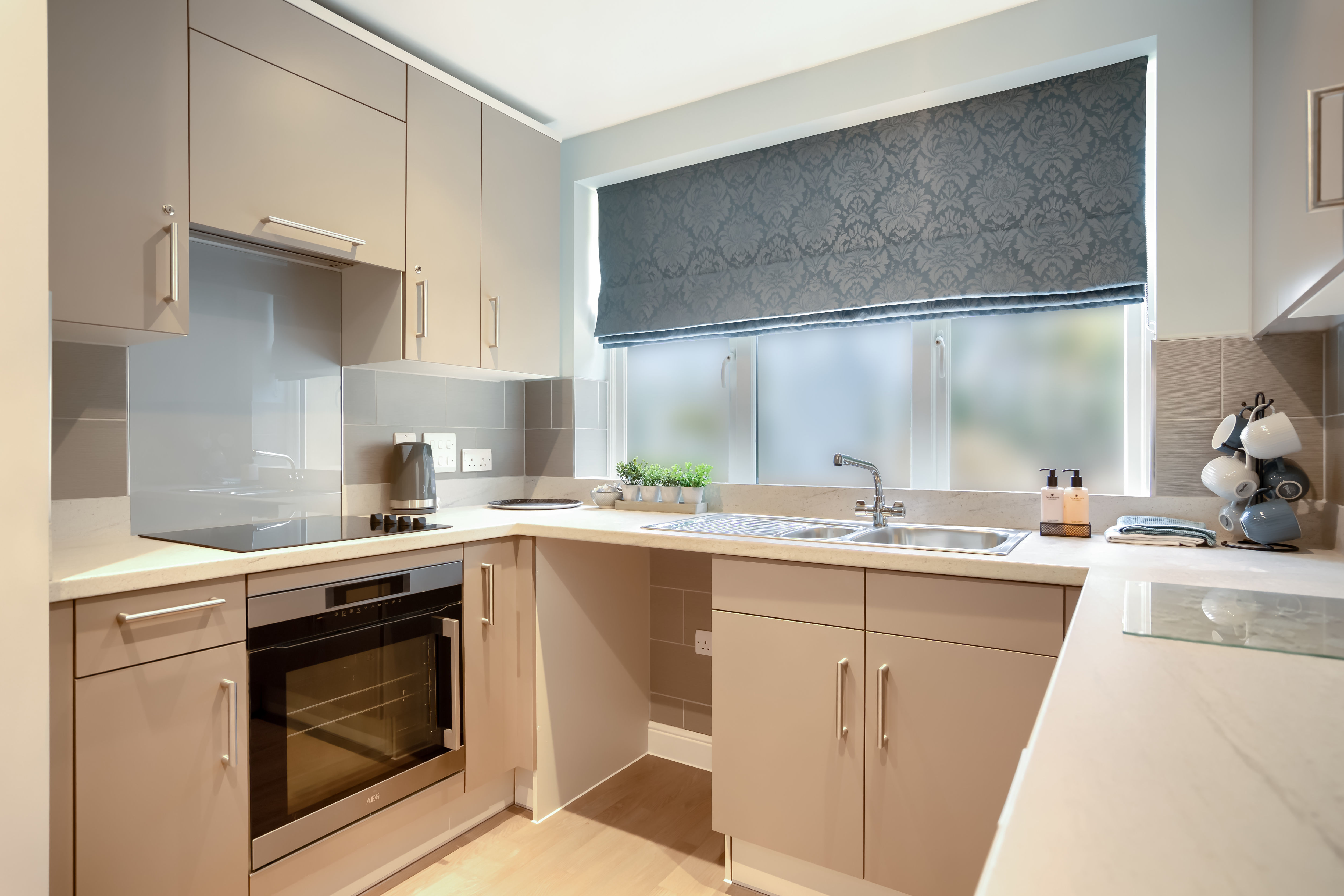 Our perfectly sized kitchens with ample room for cooking