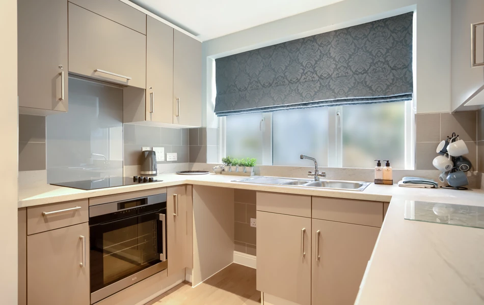 Our perfectly sized kitchens with ample room for cooking