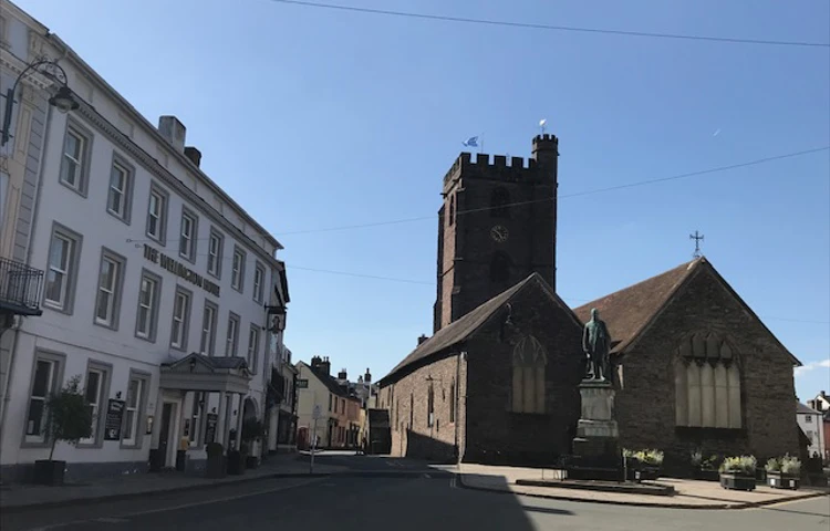 Church in the centre of Brecon near Abbeyfield House, Brecon LD3 7RT