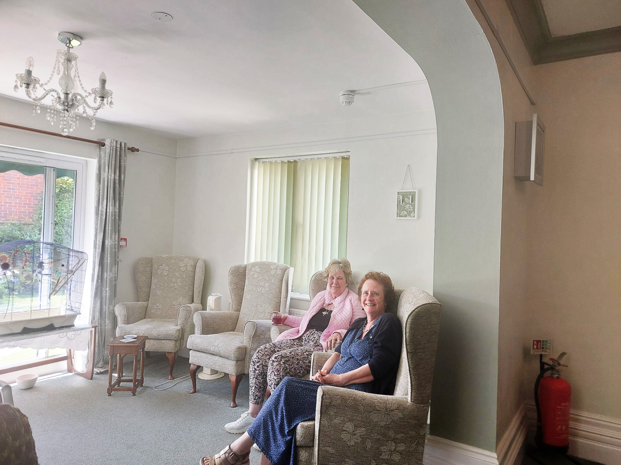 Smiling, Happy Residents at Abbeyfield House, Havant PO9 2SS