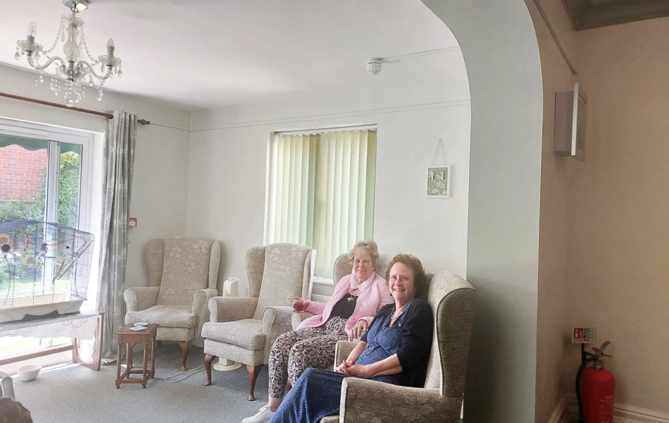 Smiling, Happy Residents at Abbeyfield House, Havant PO9 2SS