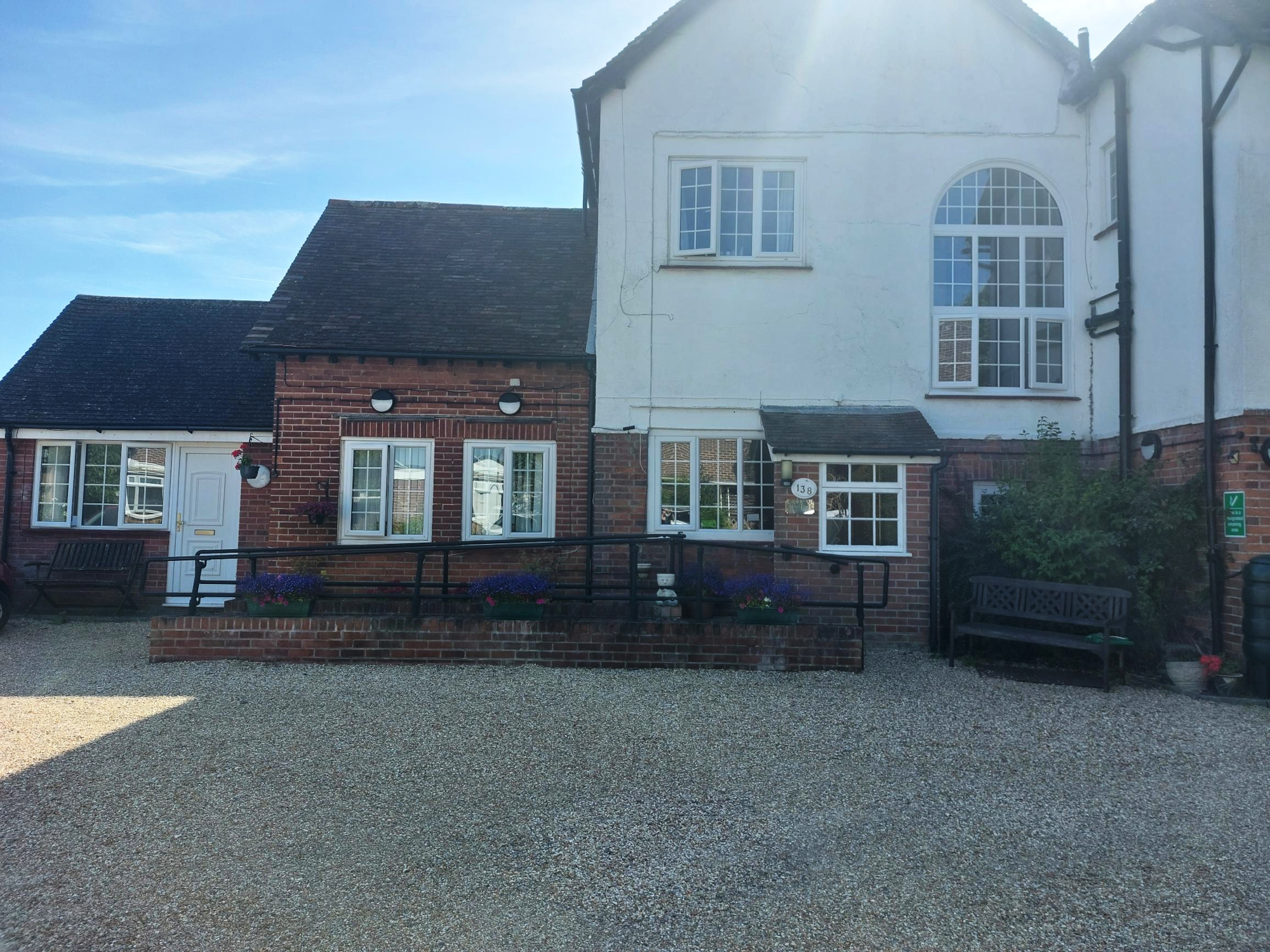 Front Exterior Of Privett Farm House