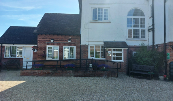 Front Exterior Of Privett Farm House