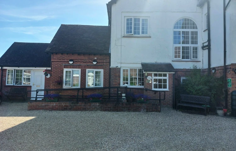 Front Exterior Of Privett Farm House