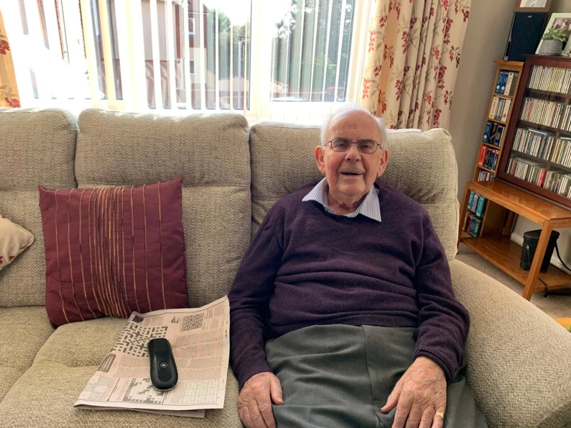 Michael In His Apartment At Holdenhurst