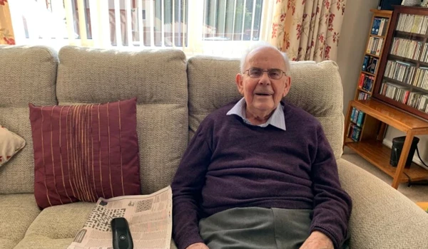 Michael In His Apartment At Holdenhurst