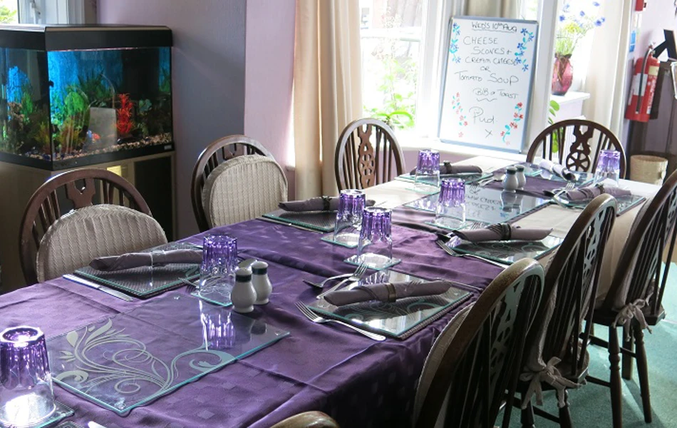 Lunch and dinner are served daily in the dining room (1)