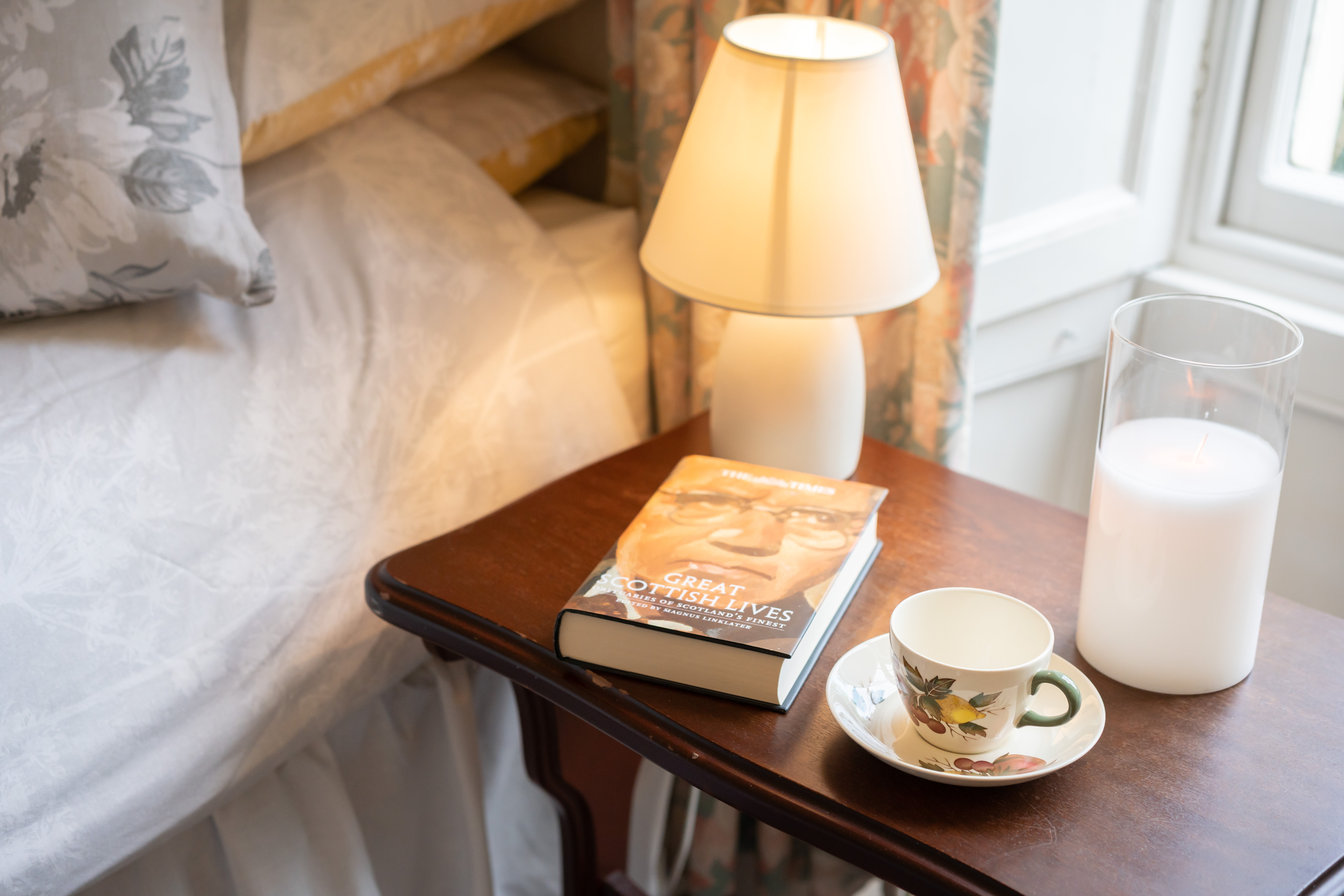 Bedside Table With Book