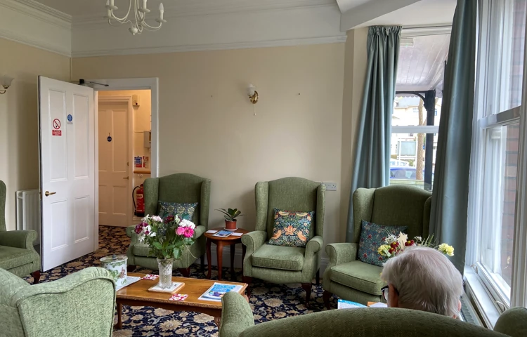 A Lounge Area at Abbeyfield Park House, Paignton TQ4 6AX