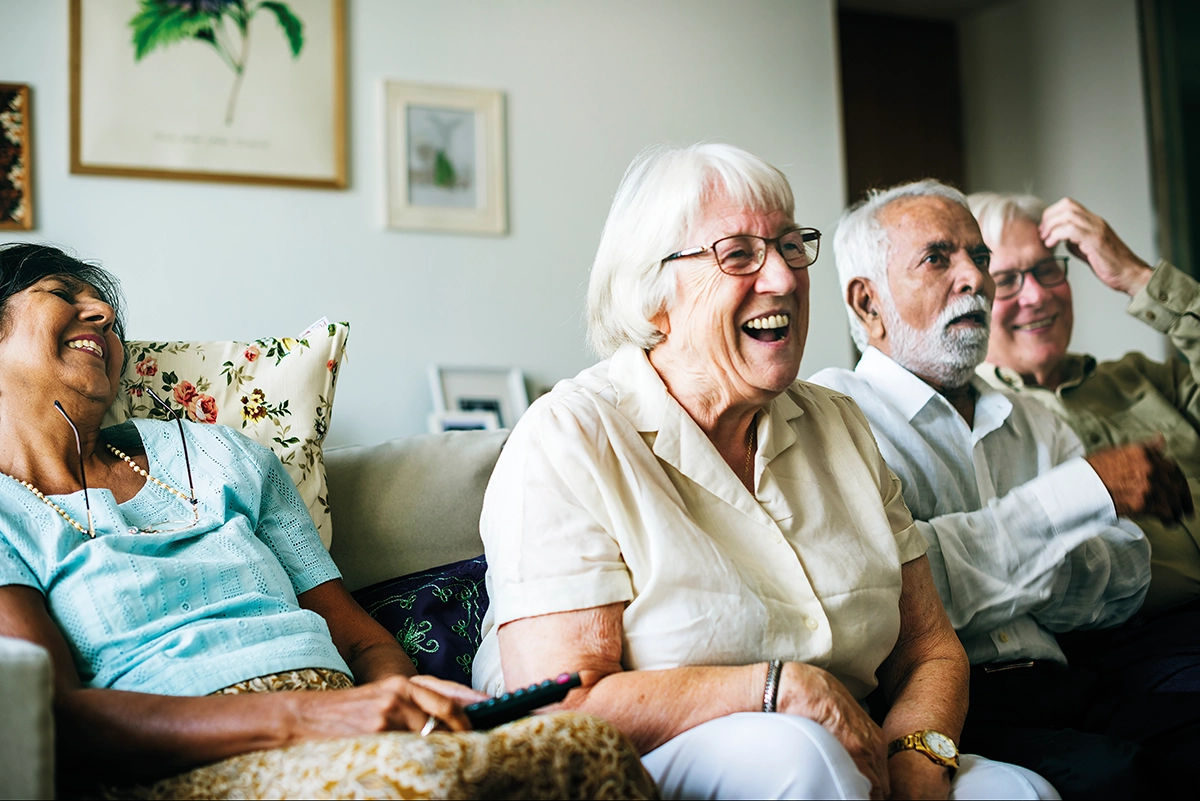 Group Of Older People Sitting Together