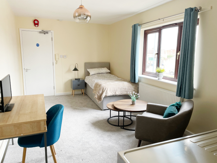 Single bedroom at Abbeyfield House, Chipping Sodbury BS37 6LB