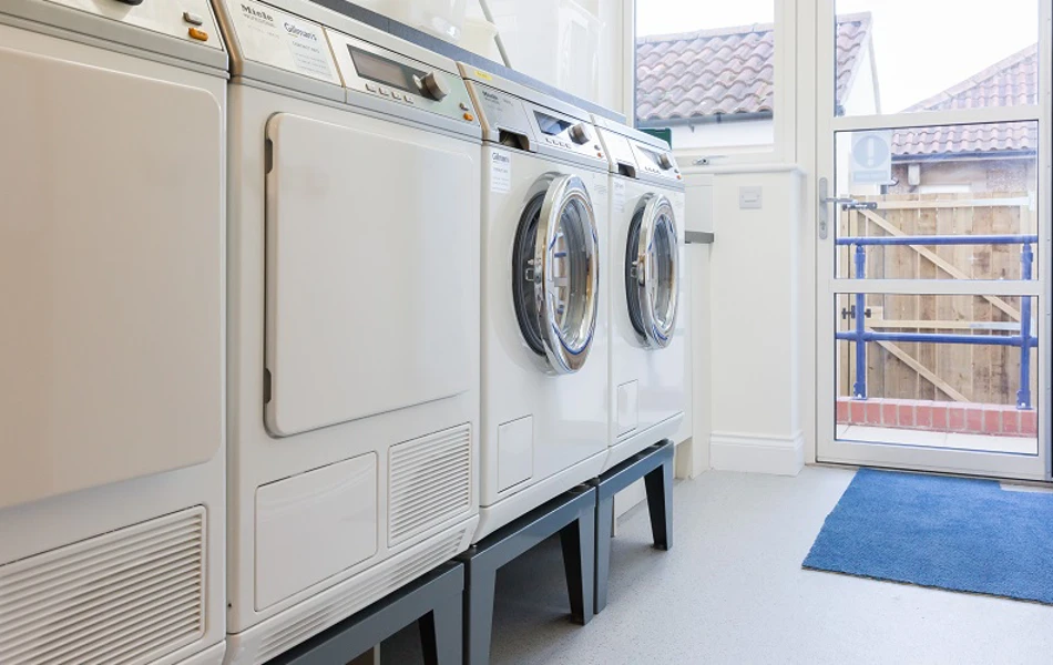 Laundry room at Abbeyfield House