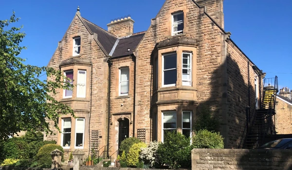The front of Abbeyfield House, Barnard Castle DL12 8BL