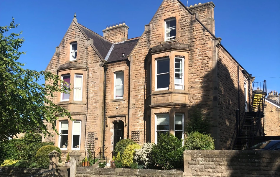 The front of Abbeyfield House, Barnard Castle DL12 8BL
