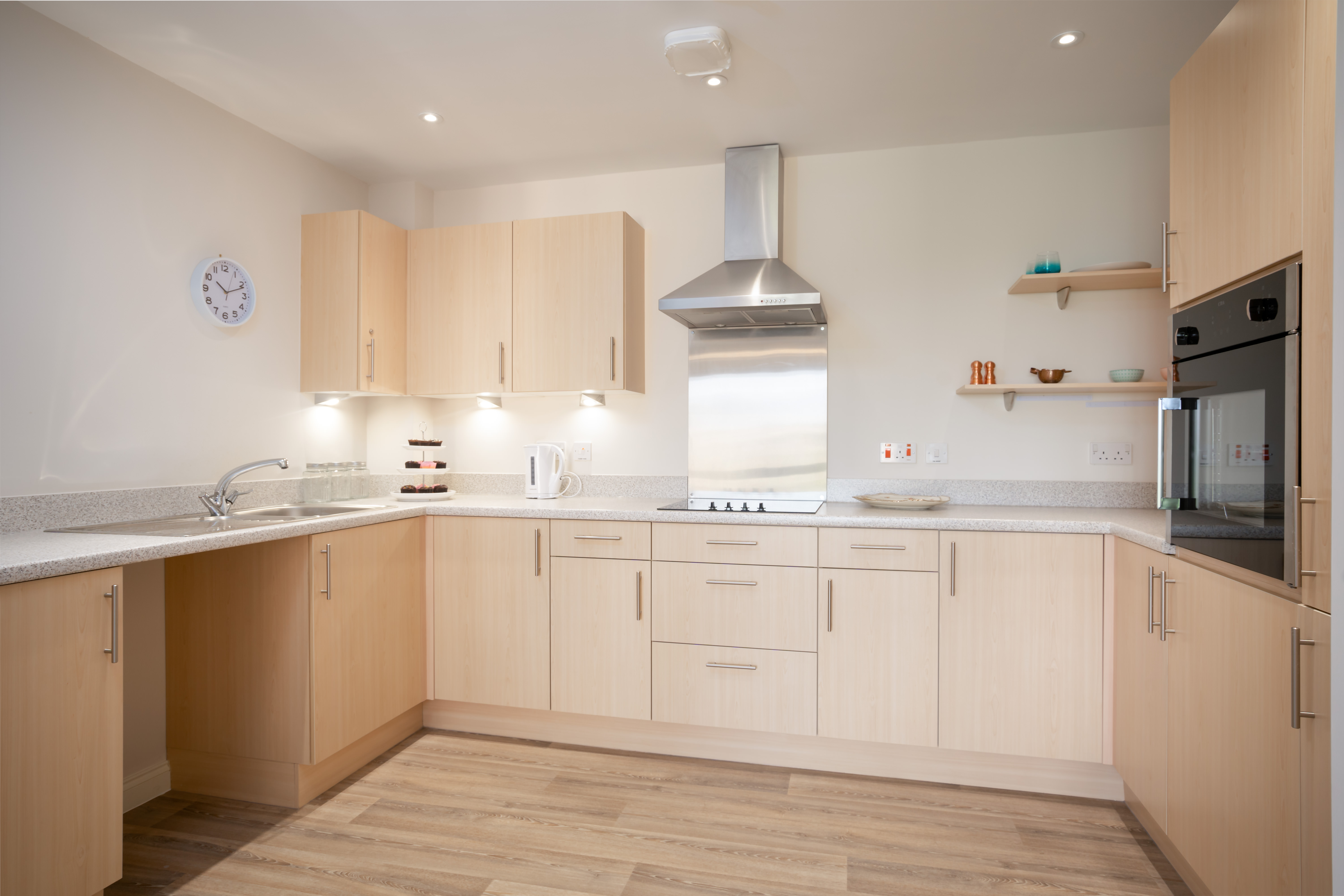 Apartment kitchen at Hope Bank View