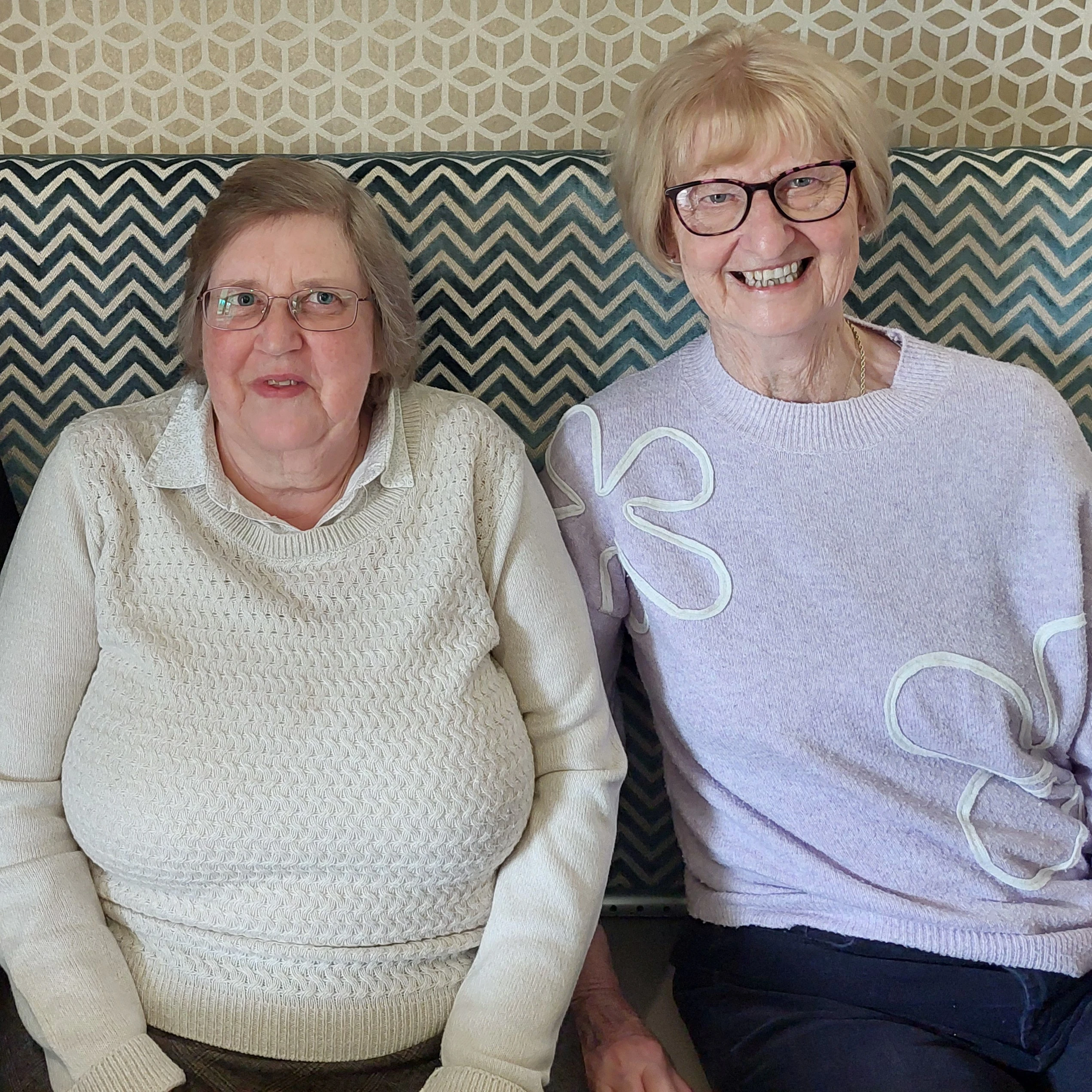 Attendees of the lunch club at Speedwell Court