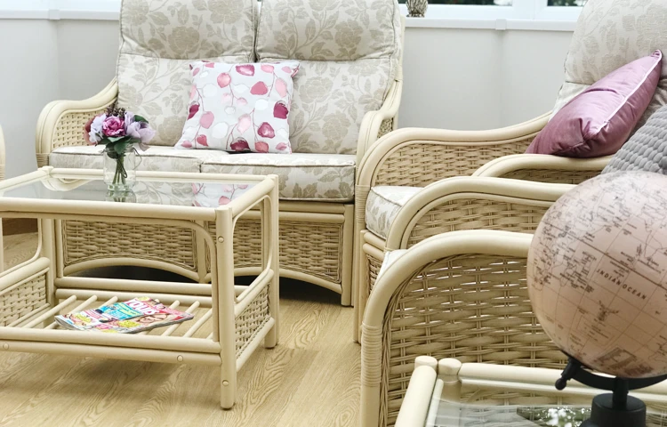 Conservatory furniture at Westbourne House, Bournemouth BH4 9DS