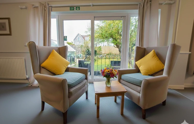Sitting Area With Garden View, Abbeyfield House, BS23 3BB