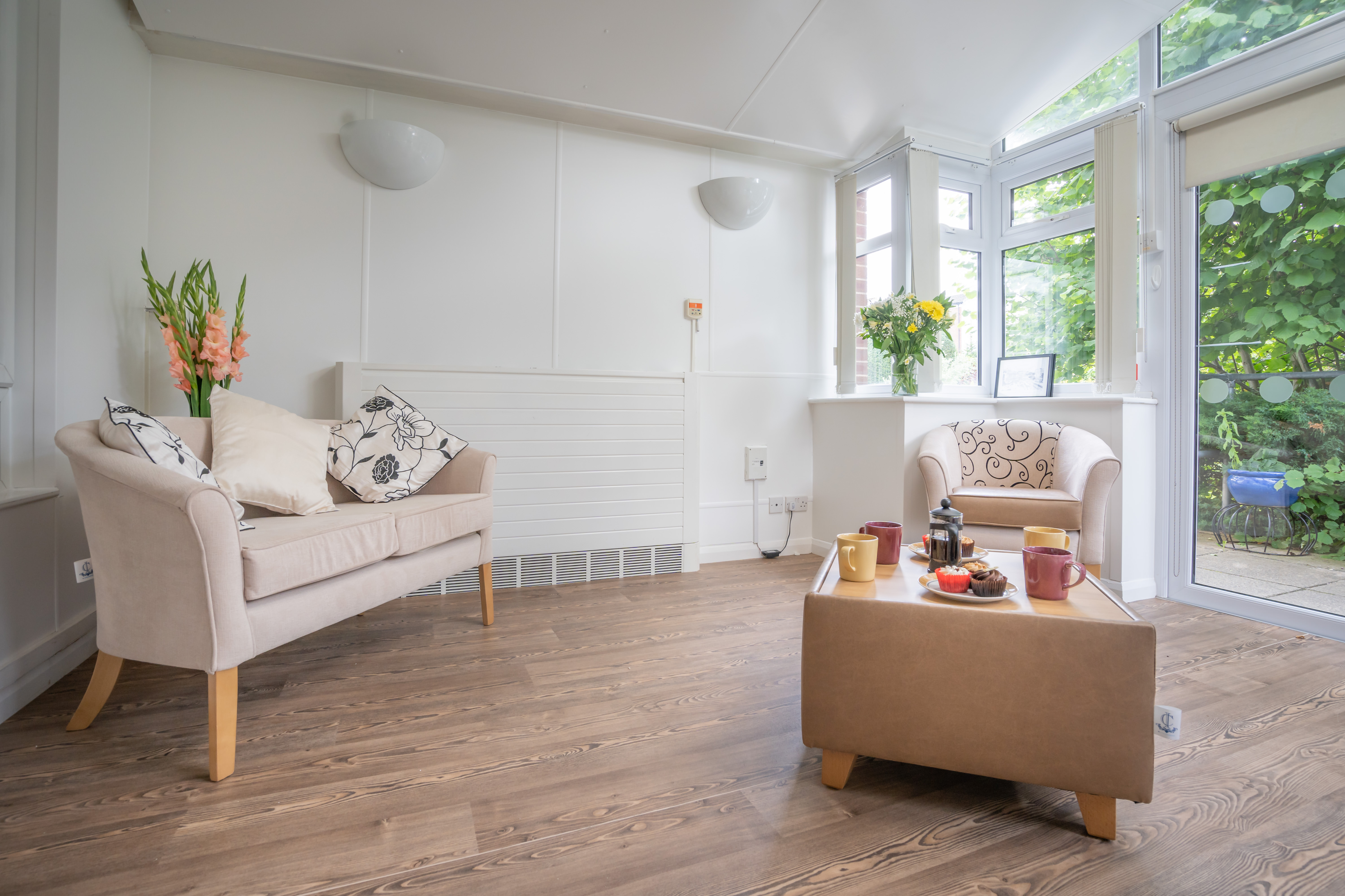 Garden room at Abbeyfield House Bramhall