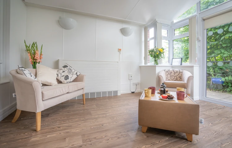 Garden room at Abbeyfield House Bramhall