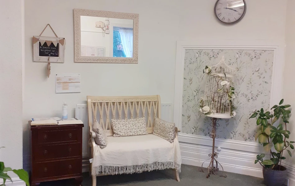 Beautiful Seating Area at Abbeyfield House, Havant PO9 2SS