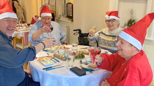 Celebrating Christmas 2024 at Abbeyfield South Downs