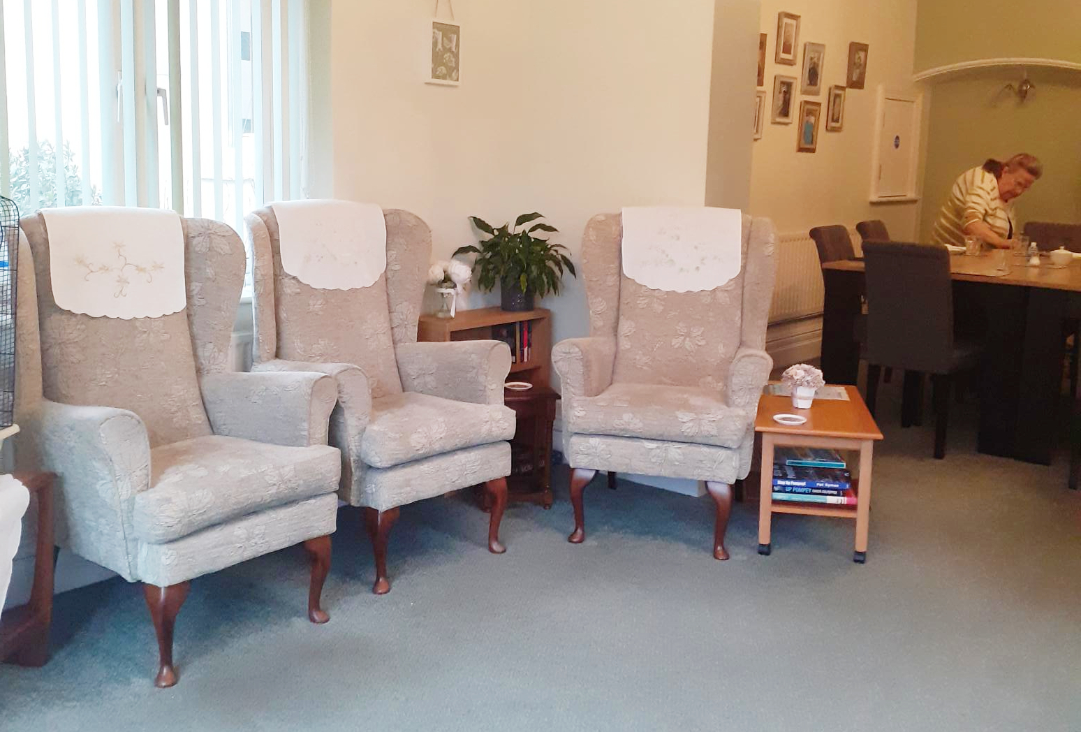 Communal Lounge And Dining Area at Abbeyfield House, Havant PO9 2SS