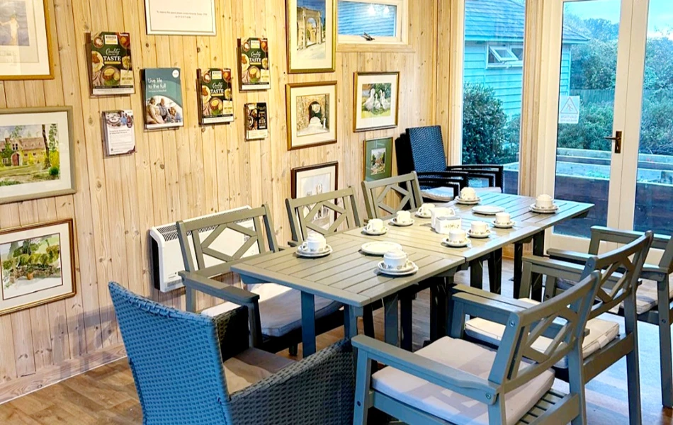 Dining Table In The Summer House At Winnersh, RG41 5WN