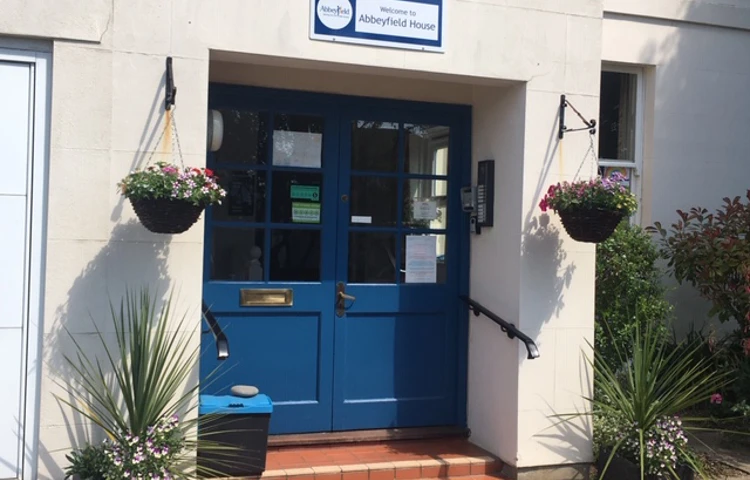 Entrance to Prestbury House, Cheltenham GL52 3DD