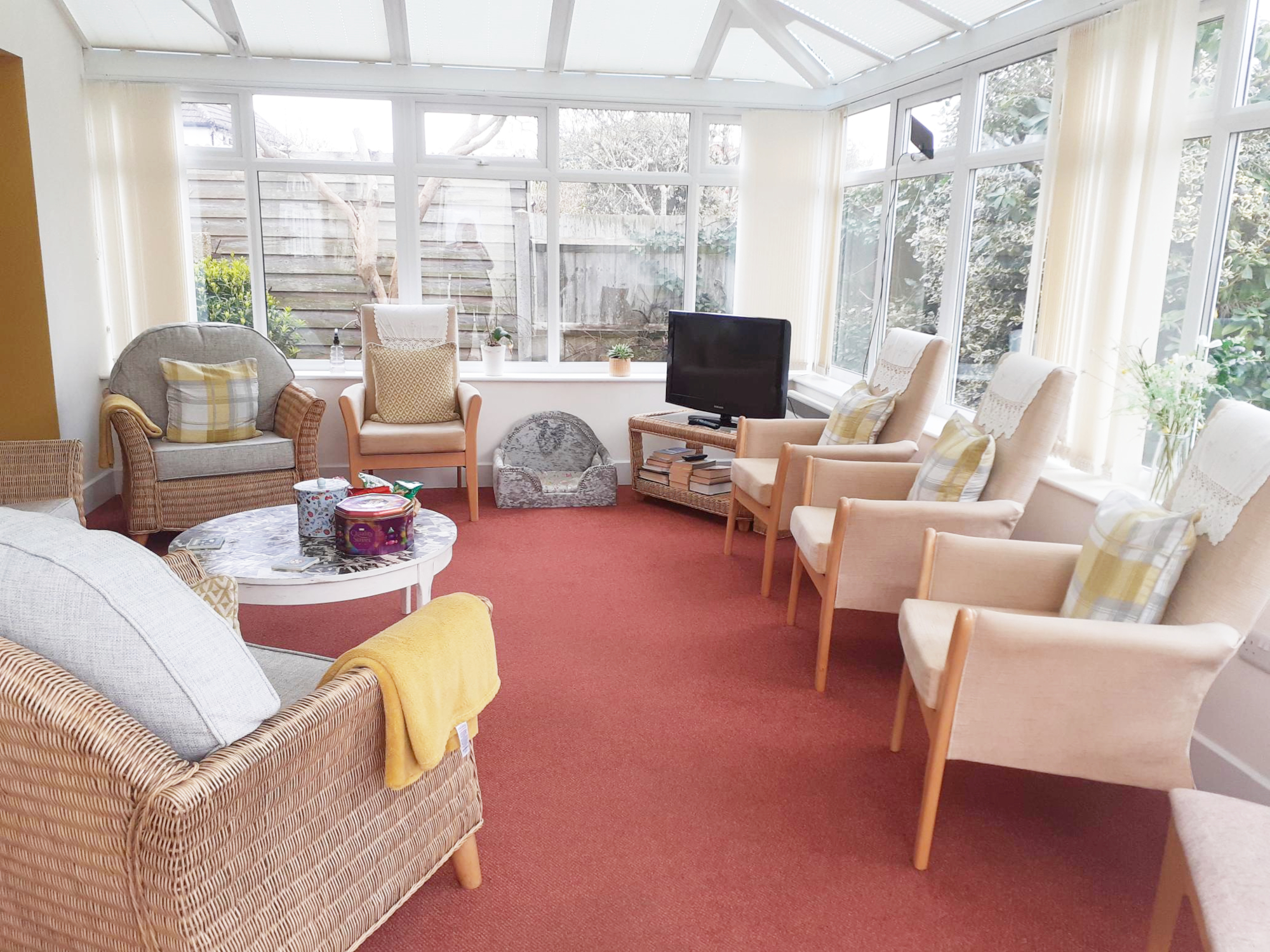Communal Seating Area In The Conservatory